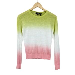 THEORY Summer Sweater Ombre Silk Sheer Knit